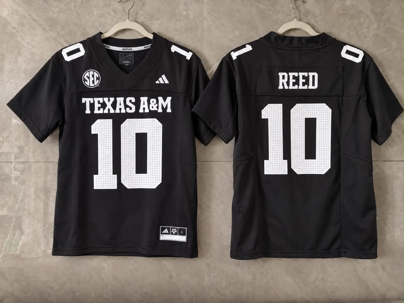 TEXAS A&M AGGIES MARCEL REED BLACK JERSEY