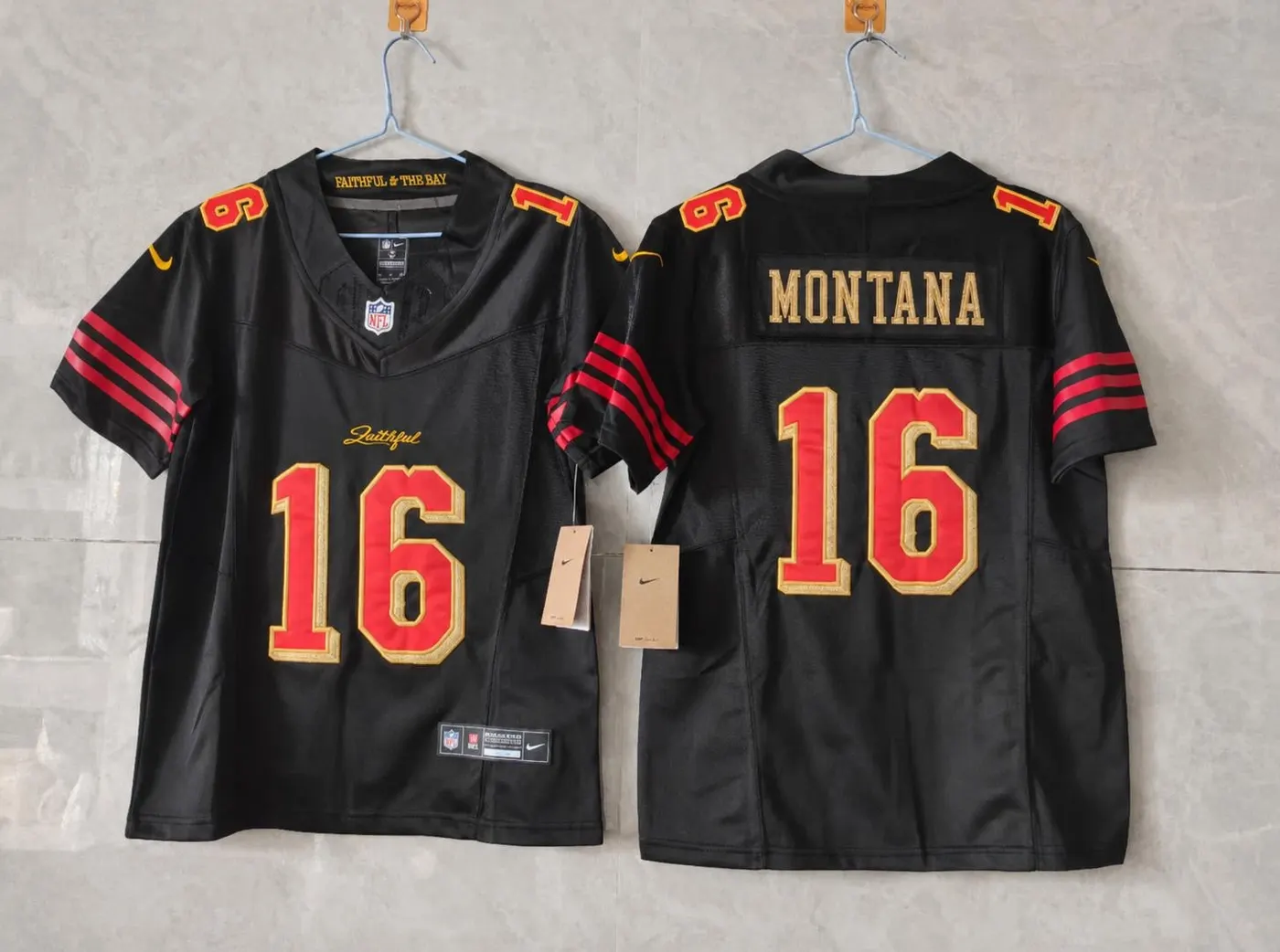 SAN FRANCISCO 49ERS JOE MONTANA RIVAL JERSEY